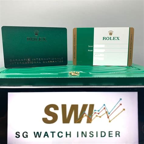 rolex differenza card nuova card vecchia|rolex warranty card value.